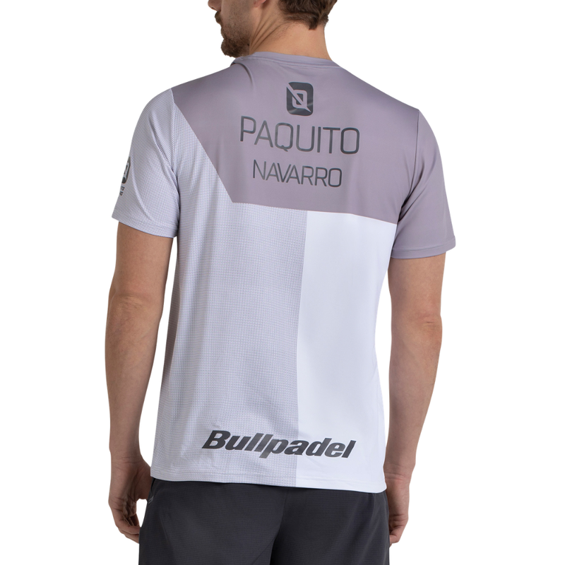 Bullpadel Replica Paquito 26I Men's T-shirt White - Esprit Padel Shop