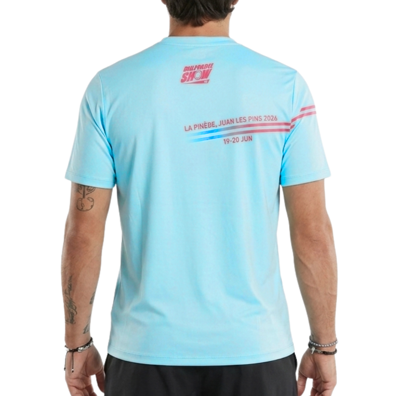T-shirt Bullpadel Show Bleu - Esprit Padel Shop