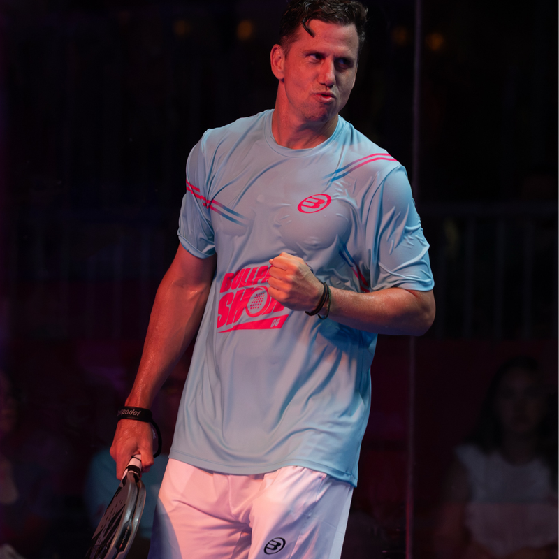 T-shirt Bullpadel Show Bleu - Esprit Padel Shop