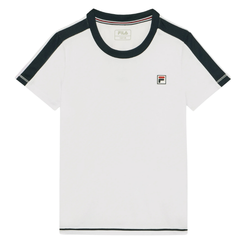 T-shirt Fila Elias Blanc Junior - Esprit Padel Shop