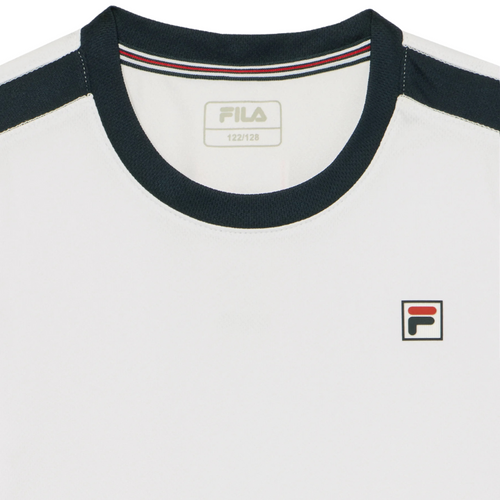 Camiseta Fila Elias blanca junior - Esprit Padel Shop