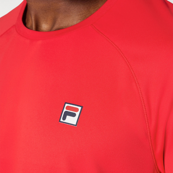 T-shirt Fila Holger röd - Esprit Padel Shop