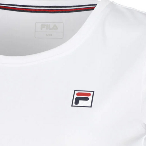 Camiseta Fila Leonie blanca para mujer - Esprit Padel Shop