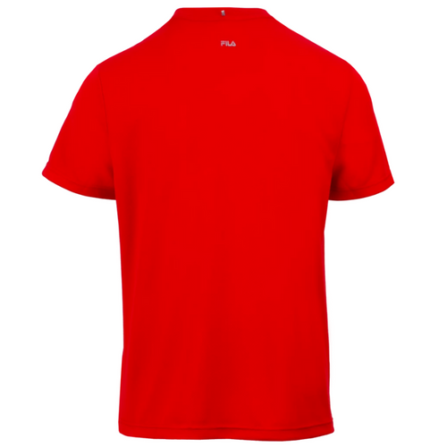 T-shirt Fila Logo Rood - Esprit Padel Shop