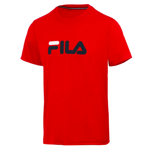 T-shirt Fila Logo Rood - Esprit Padel Shop