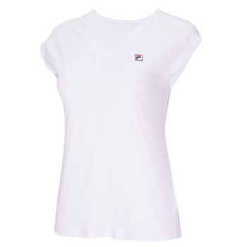 Camiseta Fila Maia blanca para mujer - Esprit Padel Shop
