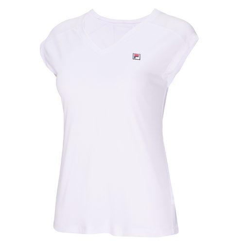 Camiseta Fila Maia blanca para mujer - Esprit Padel Shop