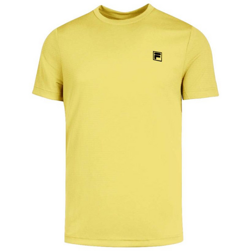 T-shirt Fila Tristan geel - Esprit Padel Shop