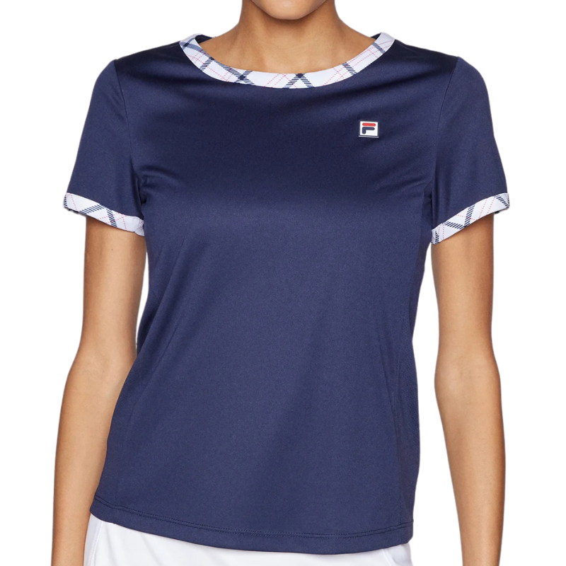 T-shirt Fila Yamila Bleu Marine Femme - Esprit Padel Shop
