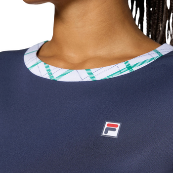 Fila Yamila Navy Blue/Green Women's T-shirt - Esprit Padel Shop