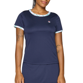 Fila Yamila Navy Blue/Green Women's T-shirt - Esprit Padel Shop