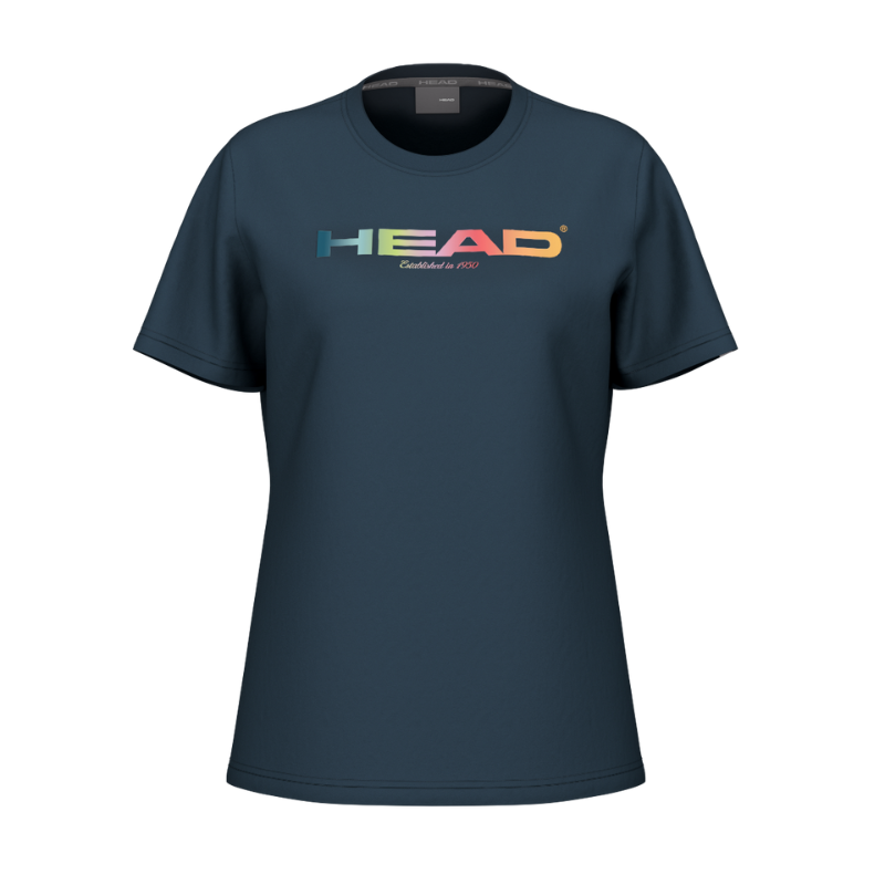 T-shirt Head Rainbow Bleu Marine Femme - Esprit Padel Shop