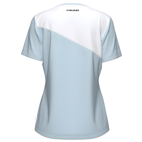 Camiseta Head Tie-Break blanca/azul para mujer - Esprit Padel Shop