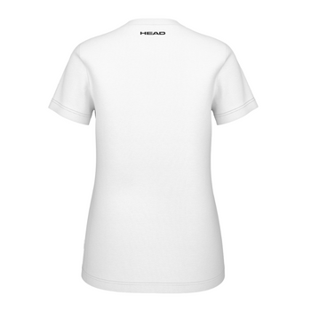 T-shirt da donna Head Tie-Break bianca - Esprit Padel Negozio