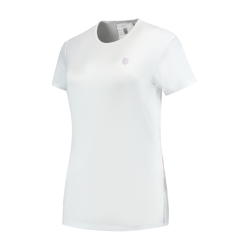 T-shirt K-Swiss Advantage Tee Blanc Femme - Esprit Padel Shop
