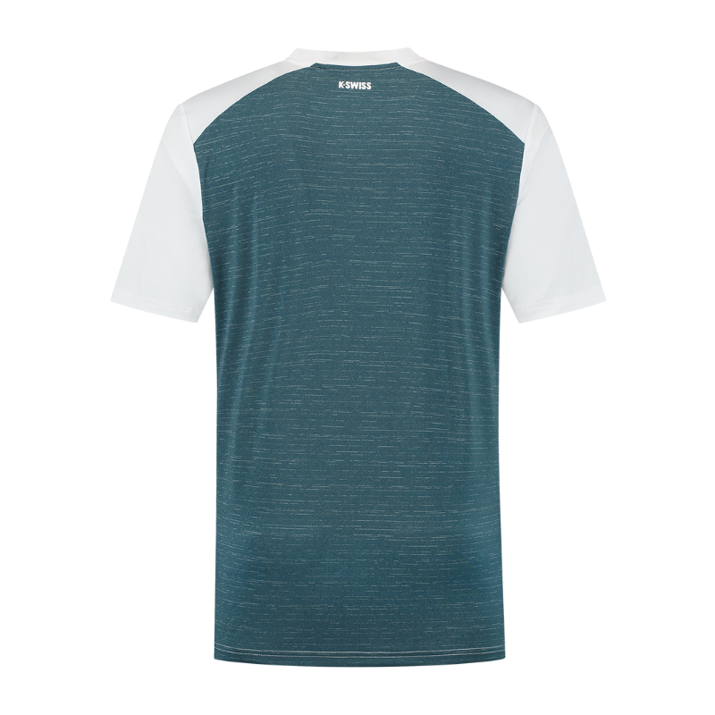 T-shirt K-Swiss Hypercourt Mix Crew Blanc - Esprit Padel Shop