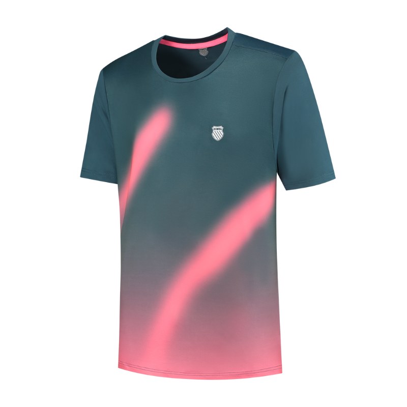 T-shirt K-Swiss Hypercourt Print Crew - Esprit Padel Shop