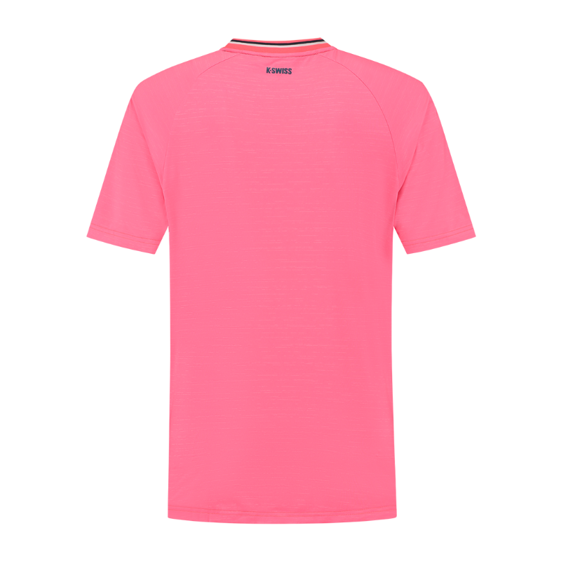 T-shirt K-Swiss Hypercourt Tee Melange Rose - Esprit Padel Shop