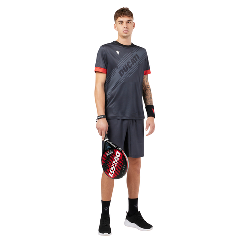 T-shirt Macron x Ducati Black - Esprit Padel Shop