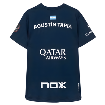 T-shirt Nox Replica Agustin Tapia AT10 Bleu Marine 2026 - Esprit Padel Shop