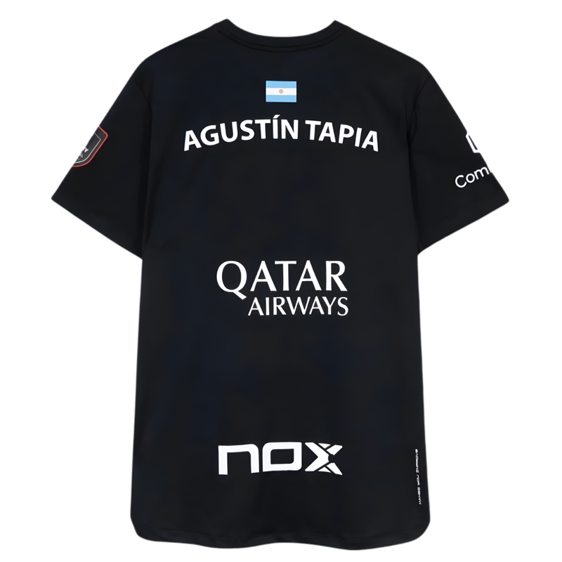 T-shirt Nox Replica Agustin Tapia AT10 Noir 2026 - Esprit Padel Shop