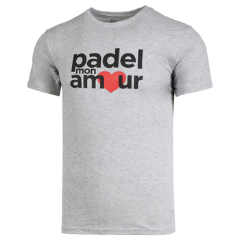 Camiseta Padel Mon Amour Algodón Gris - Esprit Padel Shop