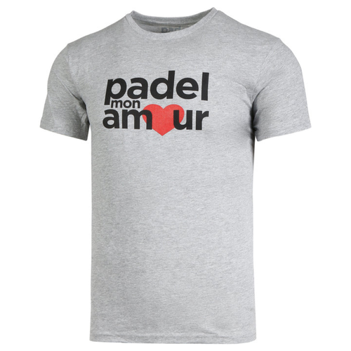 Camiseta Padel Mon Amour Algodón Gris - Esprit Padel Shop