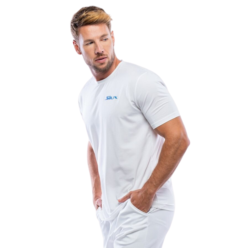 T-shirt Siux Jaquard Blanc 3q - Esprit Padel Shop