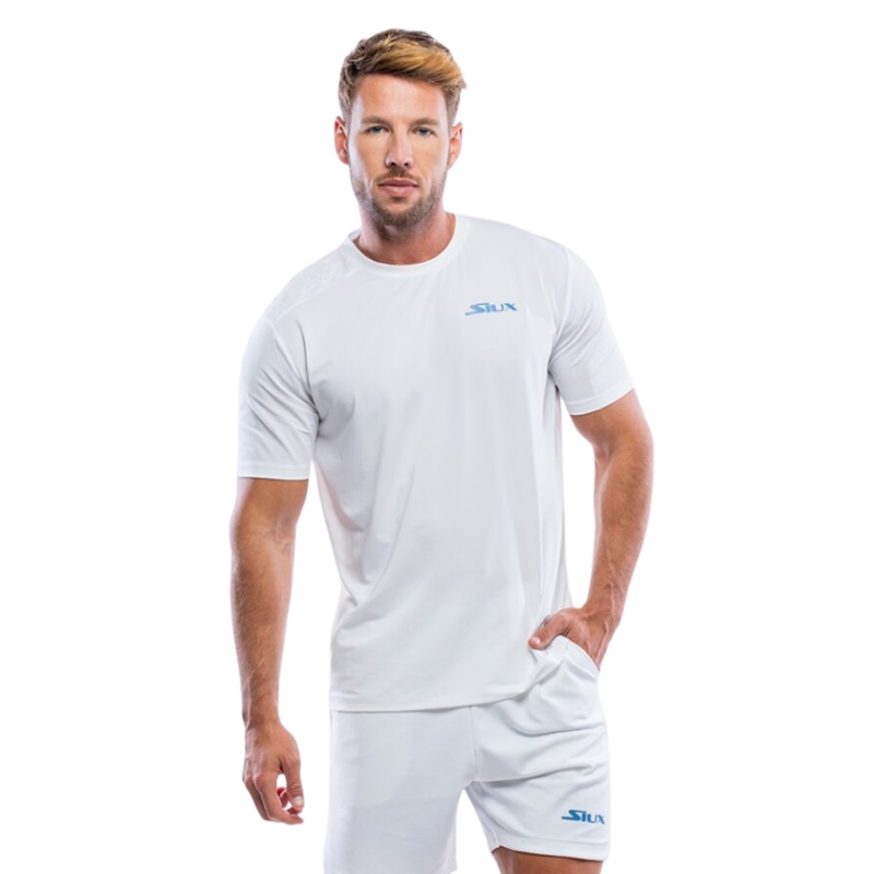 T-shirt Siux Jaquard Blanc Face - Esprit Padel Shop