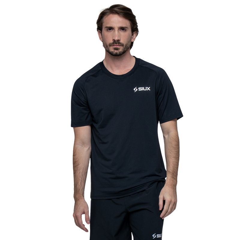T-shirt Siux Match Noir - Esprit Padel Shop