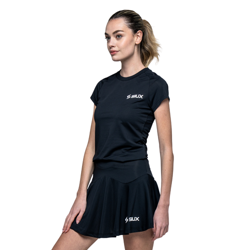 T-shirt donna Siux Match Nera - Esprit Padel Negozio