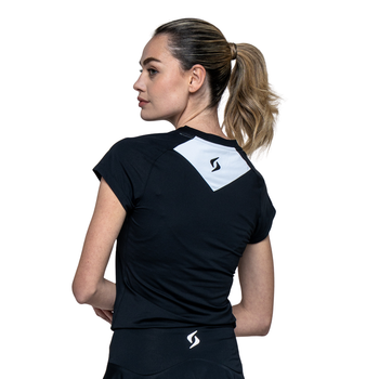 T-shirt donna Siux Match Nera - Esprit Padel Negozio