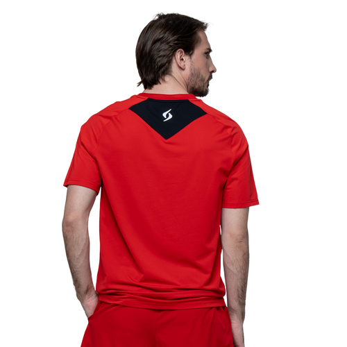 T-shirt Siux Match Rouge - Esprit Padel Shop