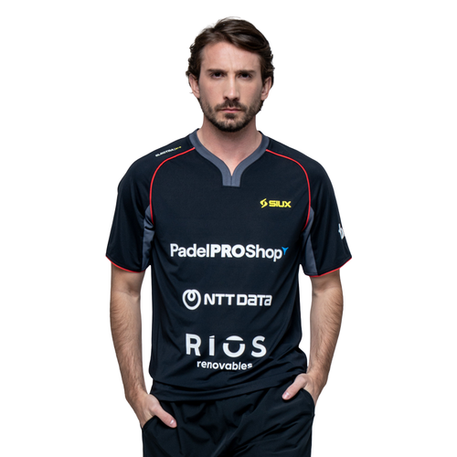 T-shirt Siux Replica Electra Stupa Preta 2026 - Esprit Padel Shop