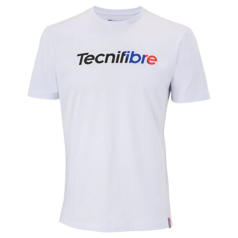 T-shirt Technifibre Team Coton Tee Blanc - Esprit Padel Shop