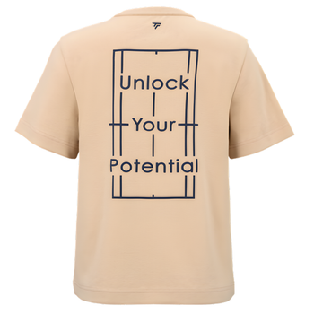 T-Shirt Tecnifibre Graphic Tee Beige Damen - Esprit Padel Shop