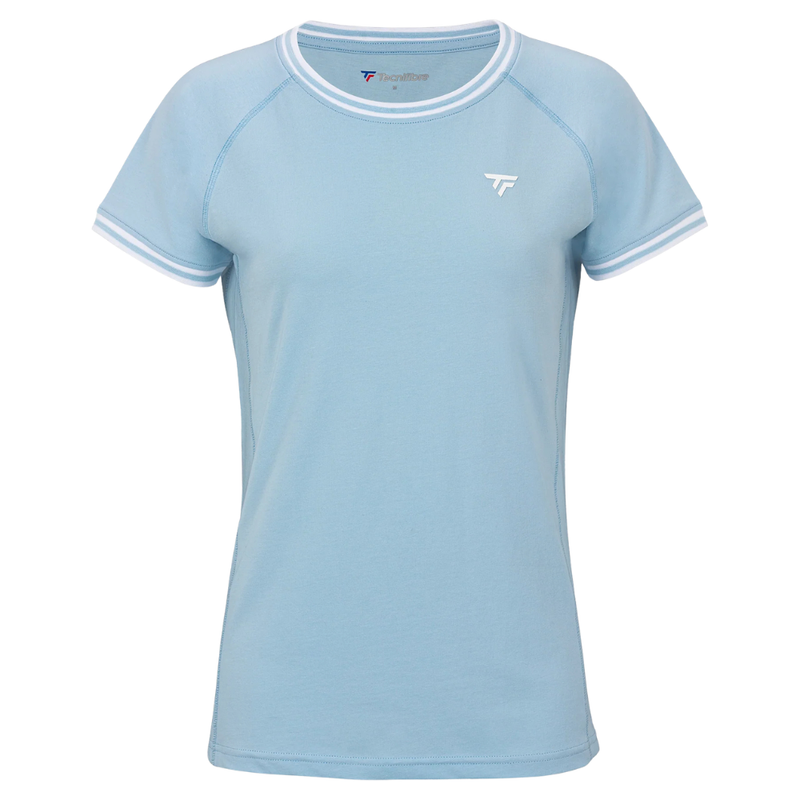 T-shirt Tecnifibre Team Stretch Bleu Femme - Esprit Padel Shop