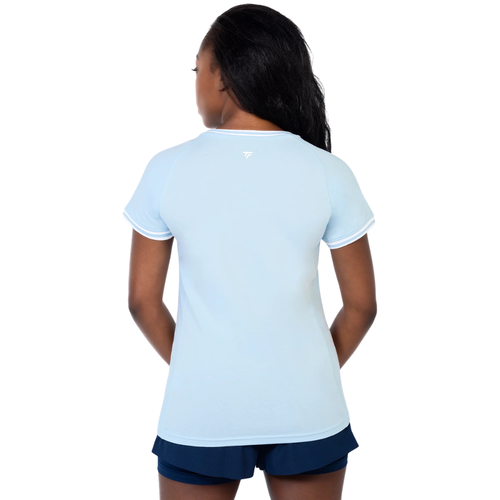 T-shirt Tecnifibre Team Stretch Bleu Femme - Esprit Padel Shop