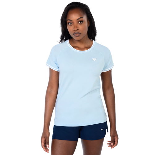 T-shirt Tecnifibre Team Stretch Bleu Femme - Esprit Padel Shop