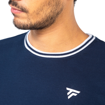 T-shirt Tecnifibre Team Stretch Bleu Marine - Esprit Padel Shop