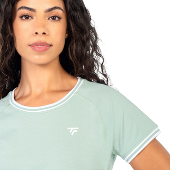 T-shirt Tecnifibre Team Stretch Vert Femme - Esprit Padel Shop