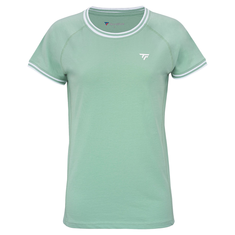 T-shirt Tecnifibre Team Stretch Vert Femme - Esprit Padel Shop