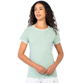 T-shirt Tecnifibre Team Stretch Vert Femme - Esprit Padel Shop