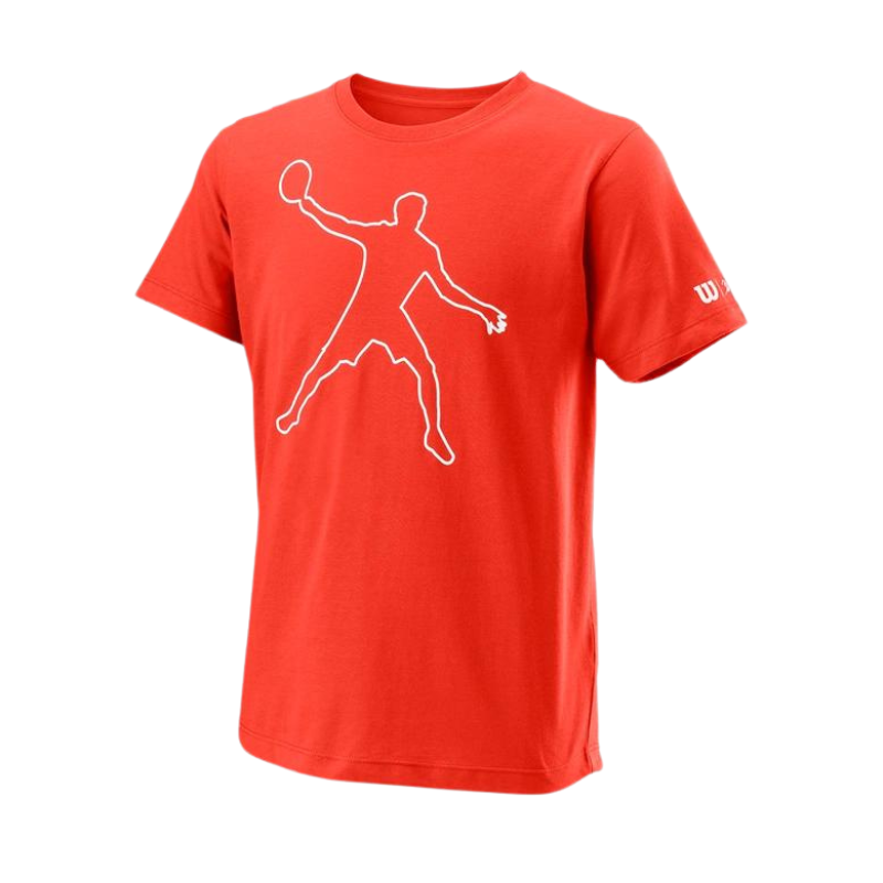 T-shirt Wilson Bela Tech Tee II Rouge Face - Esprit Padel Shop