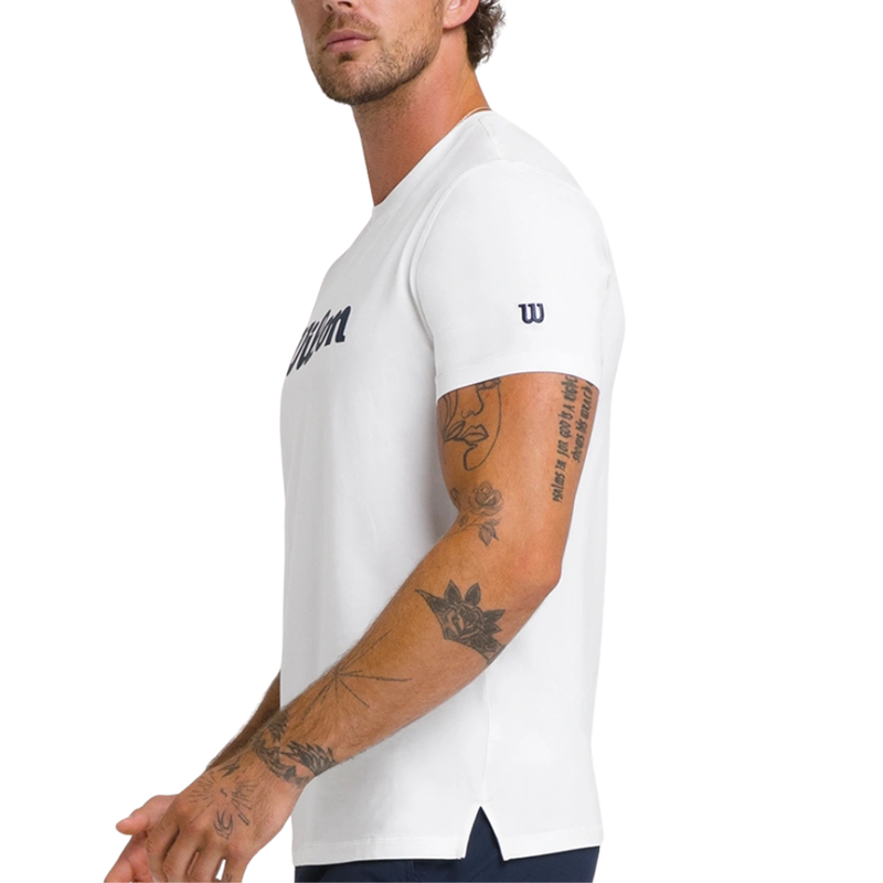 T-shirt Wilson Easy Street Tee Blanc- Esprit Padel Shop