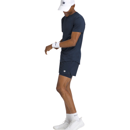T-shirt Wilson Everyday Performance Tee Bleu Marine - Esprit Padel Shop