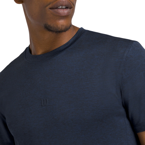 T-shirt Wilson Everyday Performance Tee Bleu Marine - Esprit Padel Shop