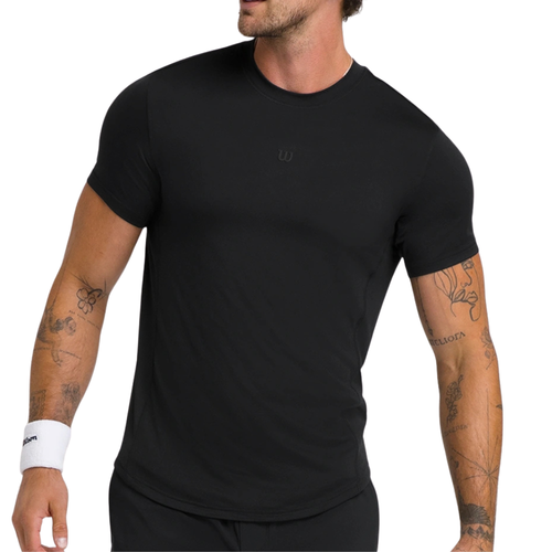 T-shirt Wilson Everyday Performance Tee Noir - Esprit Padel Shop