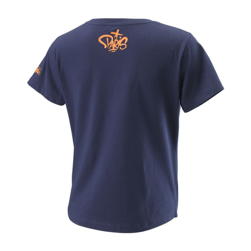 T-shirt Wilson Paris Hope Bleu Marine Femme Dos - Esprit Padel Shop