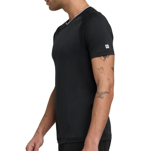 Camiseta Wilson Seamless Crew Negro - Esprit Padel Shop